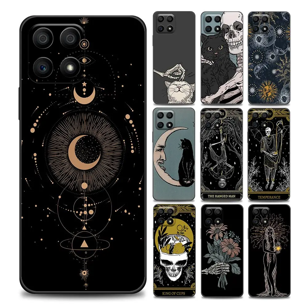 

Phone Case for Honor 8X 9X Play 9A 20 21i 30i 50 60 X8 Nova 8i 9 SE Y60 Magic4 Pro Lite TPU Case Cover Fool The Tarot Cards