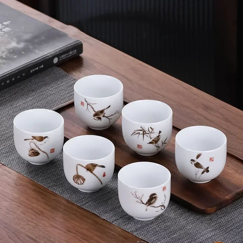

Набор из 6 керамических чашек JINGDE TEA SET