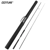 goture aerglo fuji spinning fishing rod 2 58m 2 70m 2 sections travel ultra light spinning lure 4 5g 11g mmh rod with tube