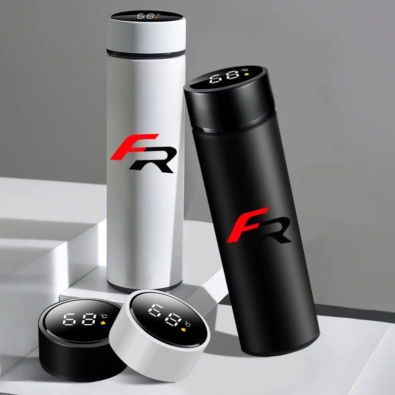 Автомобильный термос из нержавеющей стали емкость 500 мл умный дисплей