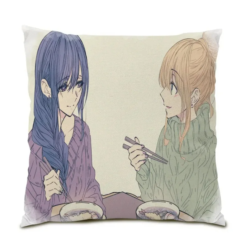 Рисунок 3 - Льняная наволочка из полиэстера с рисунком аниме