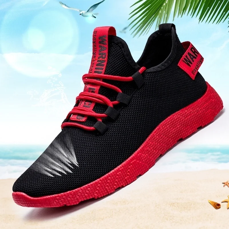 

2022 Summer Men's Casual Breathable Sneakers Non-slip Lightweight Outdoor Sneakers Tennis Shoes