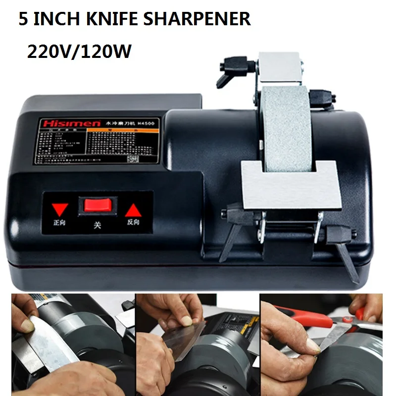 

5-Inch Knife Sharpener Household H4500 Low-Speed Water-Cooled Grinding Scissors Grinding Planer Sword Butcher Knife Meat Sword