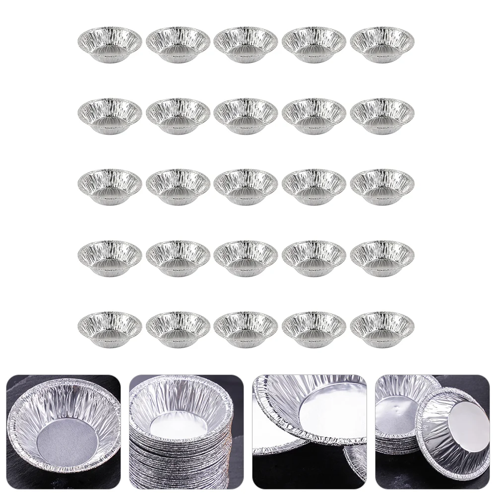 

Tart Egg Pans Pan Mini Pie Baking Cupcake Disposable Mold Molds Cups Muffin Tray Tins Aluminum Bakeware Lined Cake Tin Quiche