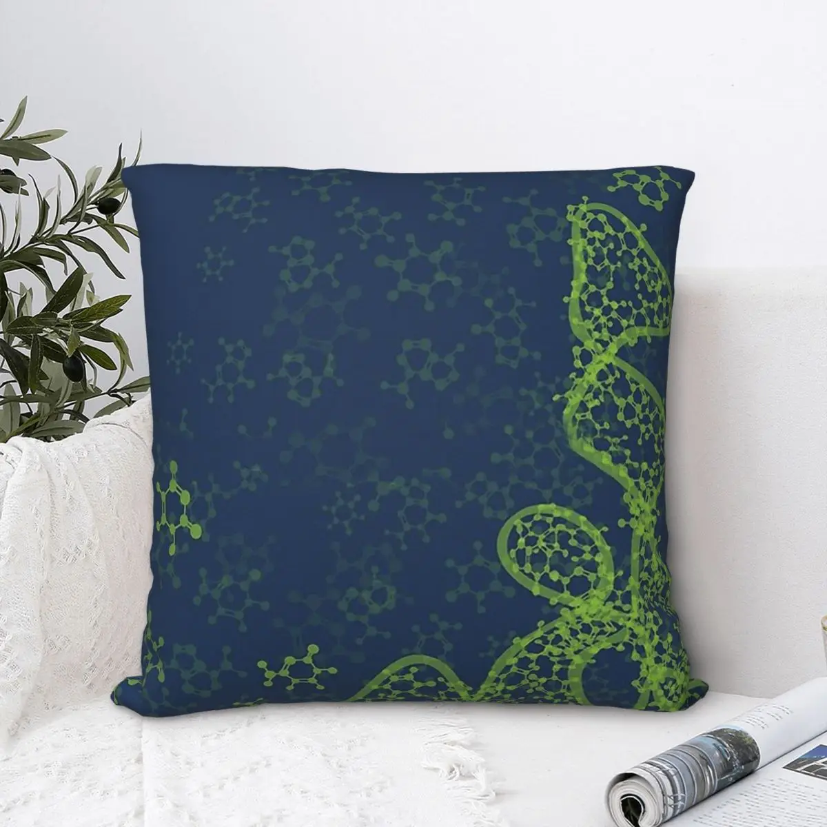 

Transfer RNA Throw Pillow Case Code Short Plus Cushion Covers Home Sofa Chair Decorative Backpack