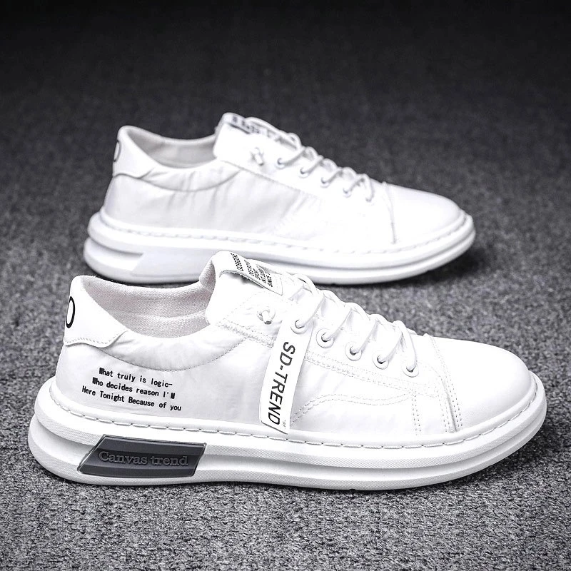 

Мужские дизайнерские кроссовки, повседневная холщовая обувь, универсальные, на плоской подошве, белые, черные