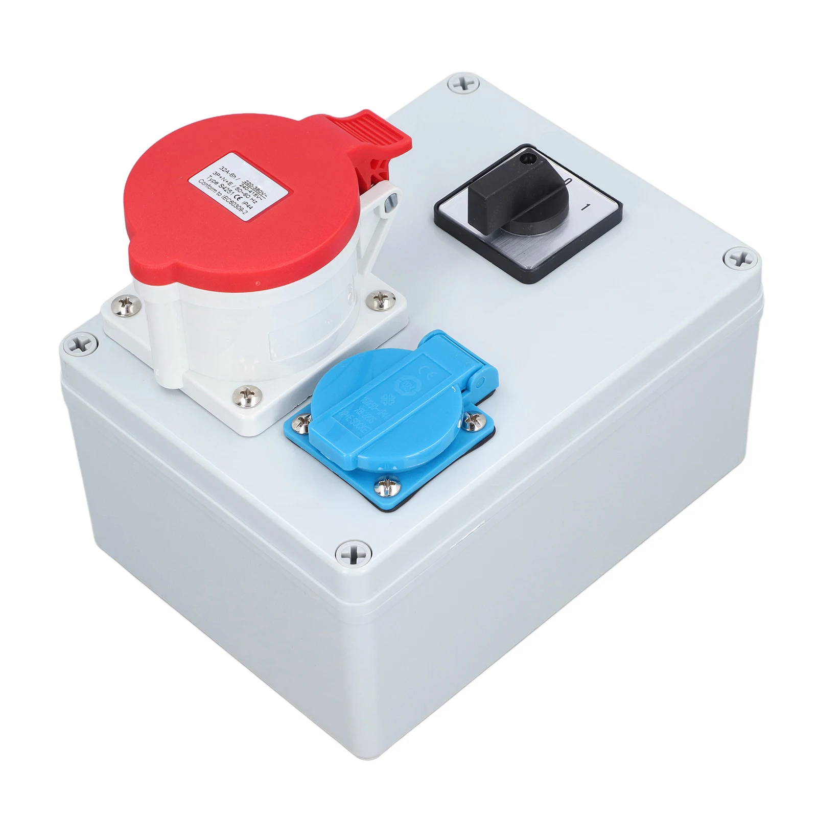 Настенная розетка CEE распределитель питания 5P 32A 16A с 2-уровневым ручным