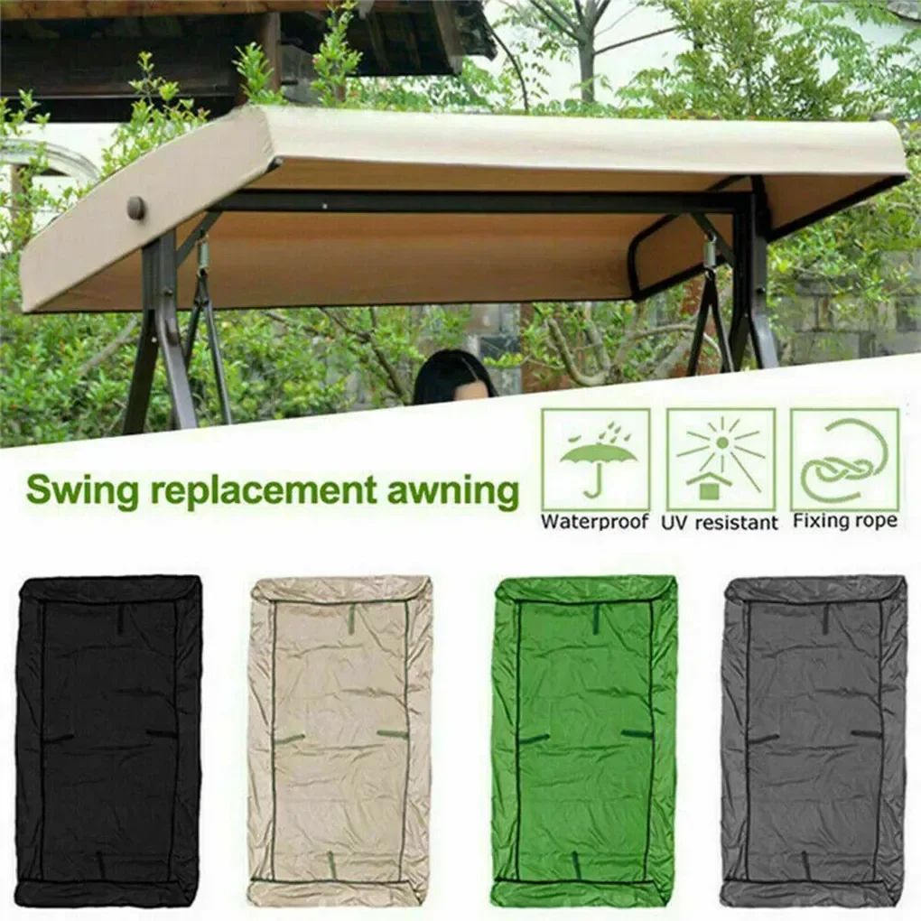 

Sturdy Waterproof Portable Swing Chair Top Cover Sunshade Canopy, Ideal For Playground Garden Protection Dust 90 chars