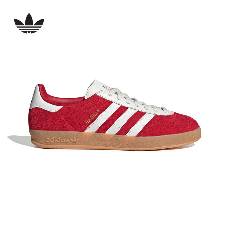 Фото Кроссовки Adidas IH9650 Retro Daily из кожи, темно-синие с белой подошвой, классические три полоски, легкие, для уличной ходьбы и скейтбординга №3