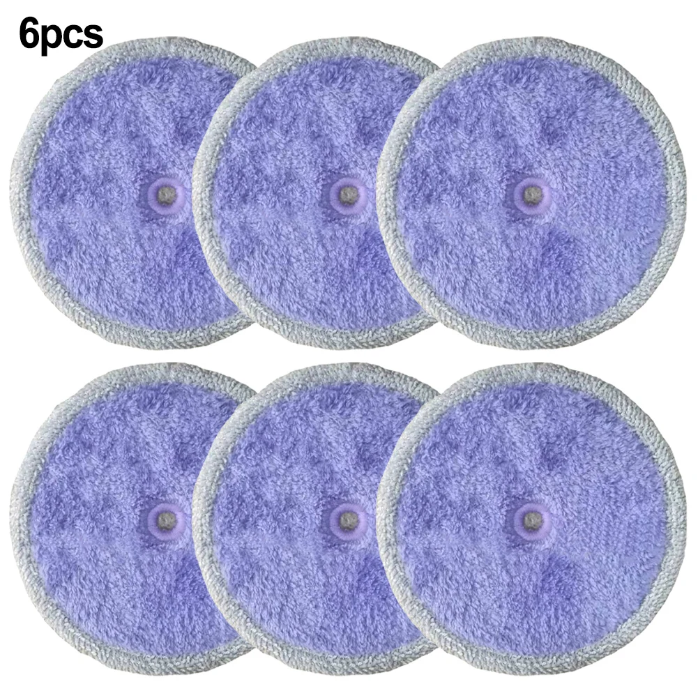 

Washable Mother Yarn And Microfiber Mop Pads For EVERYBOT Edge RS700 RS500 Mopping Cloth Round Hole Cleaning Replacement Cloth