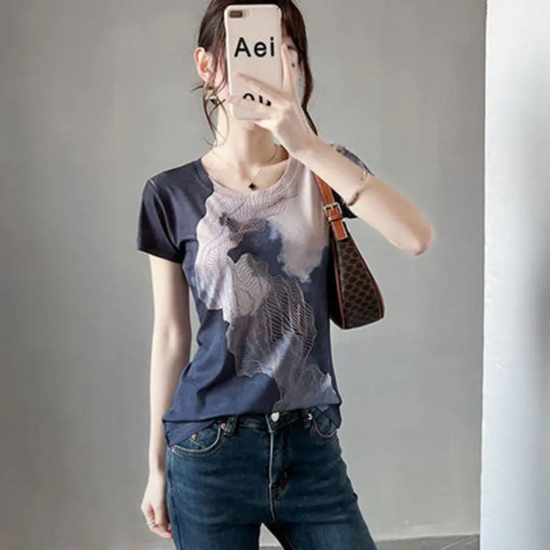 

2022 summer new women's short sleeve T-shirt