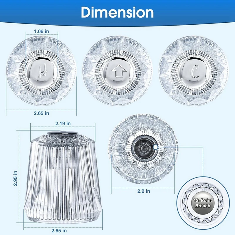Замена ручки смесителя для душа совместимая с ванной и смесителями Pfister Windsor