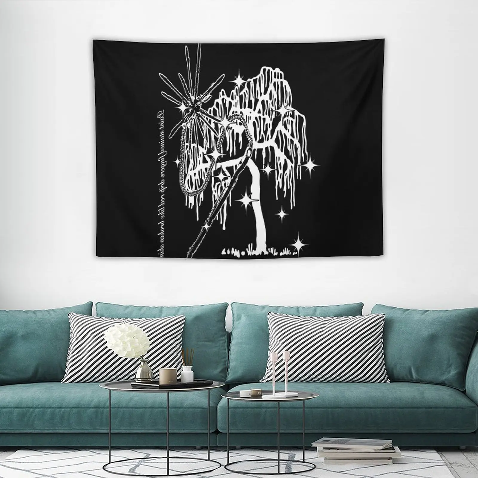 Ecco2k Drain Gang Aloegarten Tree логотип гобелен украшение дома настенный