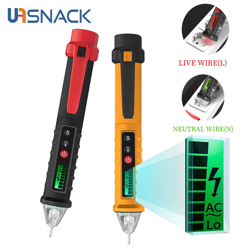

VC1010 Voltage Detector Intelligent Non-contact Pen AC Tester Meter Tester Pen Electric Indicator LED Sensor Volt Current Tester