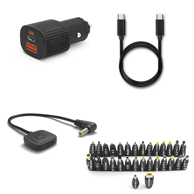 Регулируемый универсальный адаптер питания зарядное устройство автомобильное