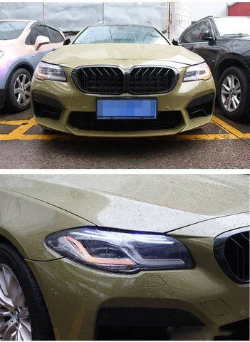 2 шт. светодиодные фары для BMW F10 F18 2010-2017 M5 520i 520d 530i 530d светодиодные фары для BMW F10 F18 фары автомобильные аксессуары