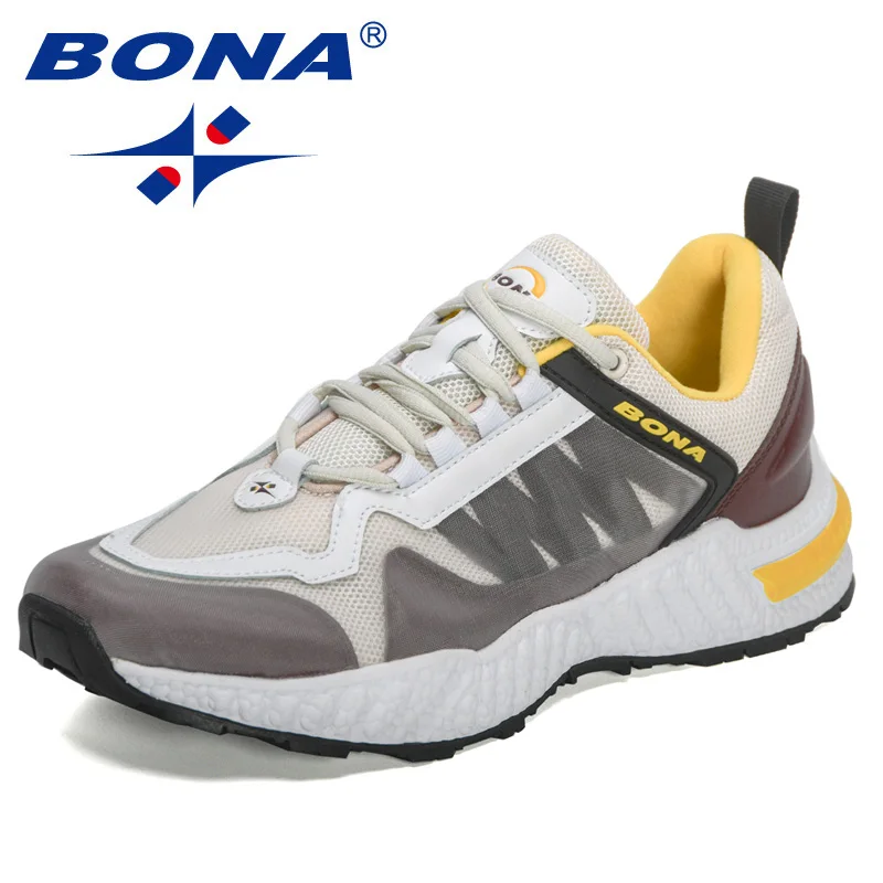 

Кроссовки BONA Мужские дышащие, спортивная обувь для бега и ходьбы, дизайнерские, 2022