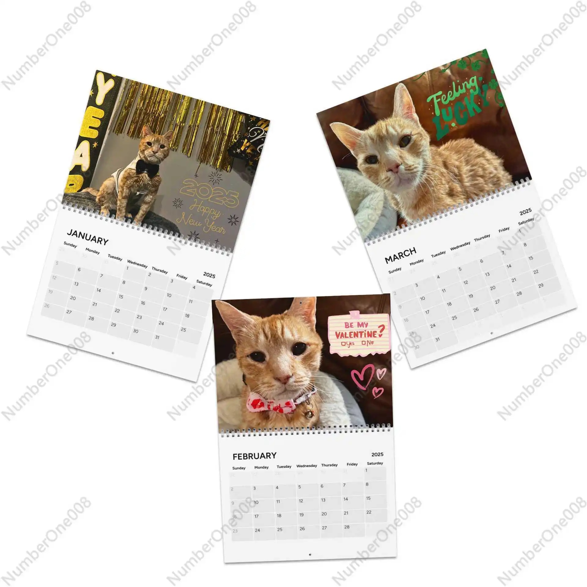 Персонализированный декоративный календарь Otto Kalender 2025 г.