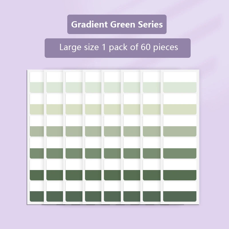 

Стикеры KOQZM с градиентным принтом, 120 листов