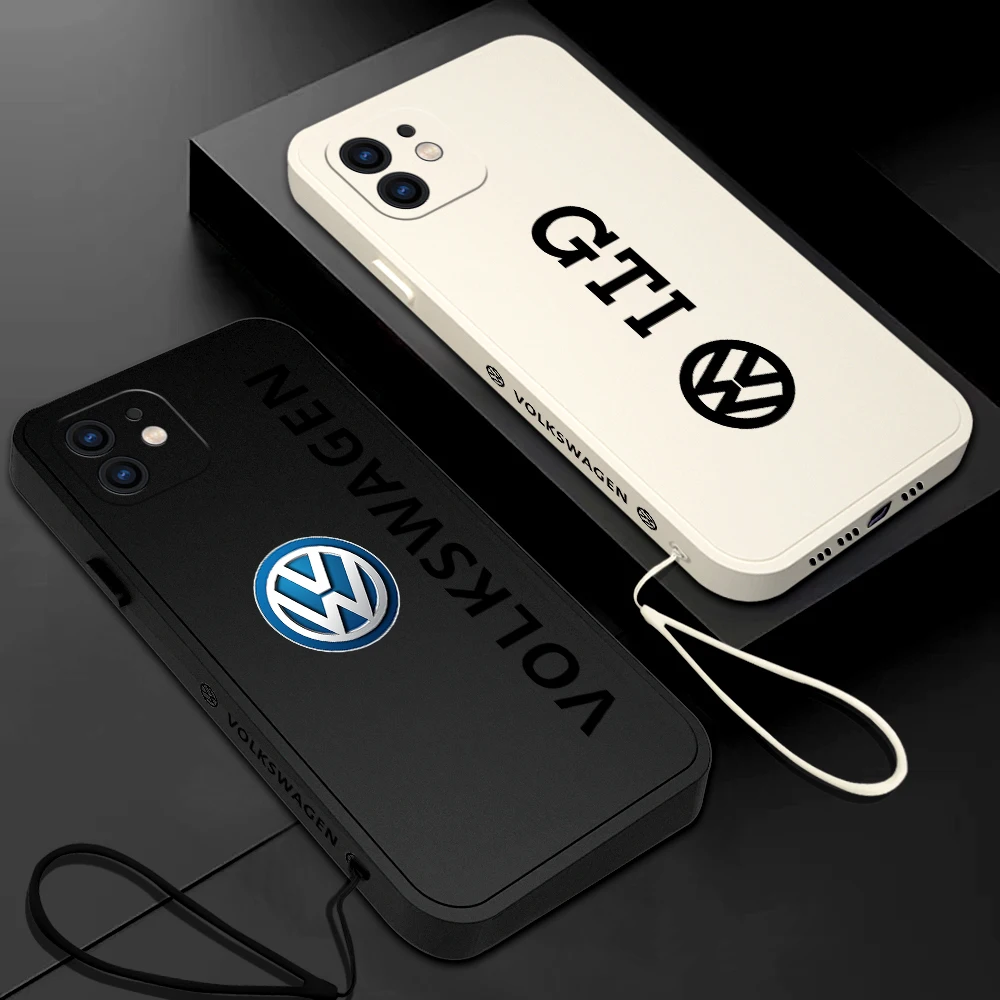 

Luxury v-volkswagens Phone Case For Samsung A53 A50 A12 A22S A52 A52S A51 A72 A71 A32 A22 A20 A30 A21S A11 4G 5G with Hand Strap