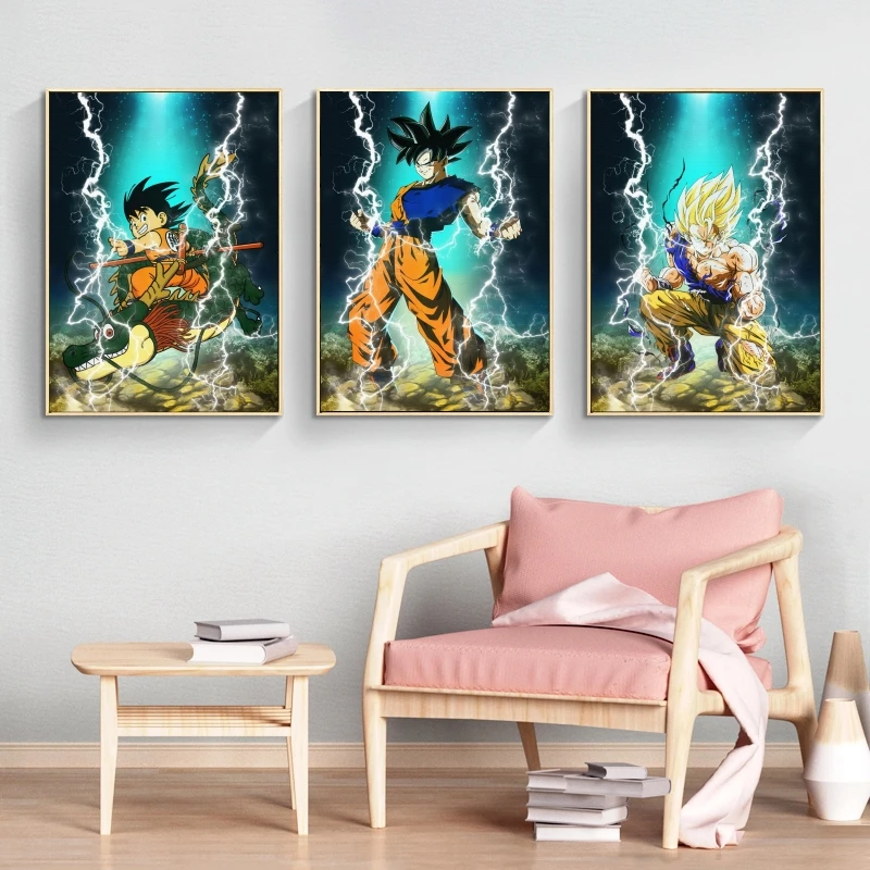 

Картина на холсте с аниме «Драконий жемчуг» Kakarot Hd картина подходит для детской комнаты декор на Хэллоуин