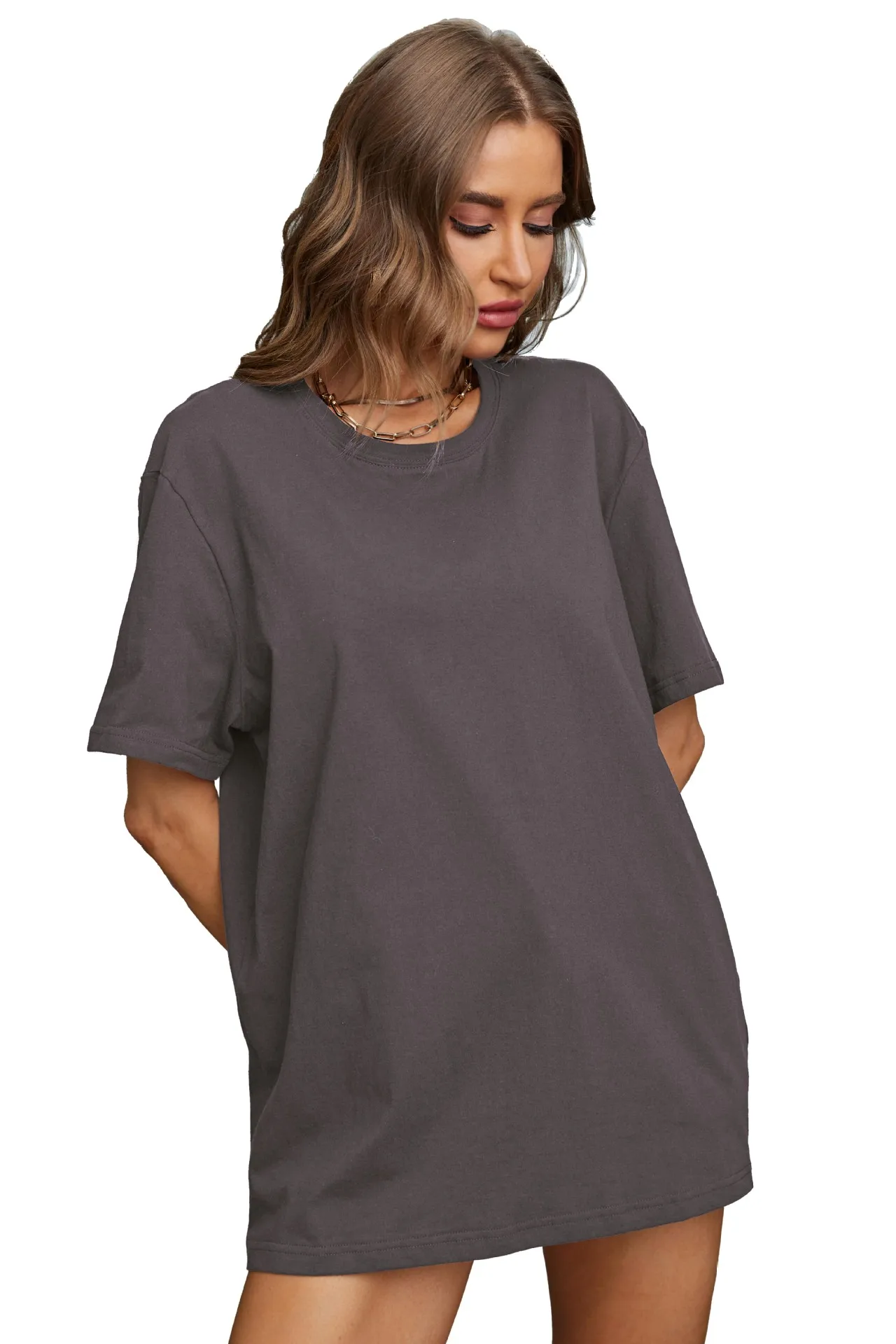 

New Cotton T-shirt for women BLACK