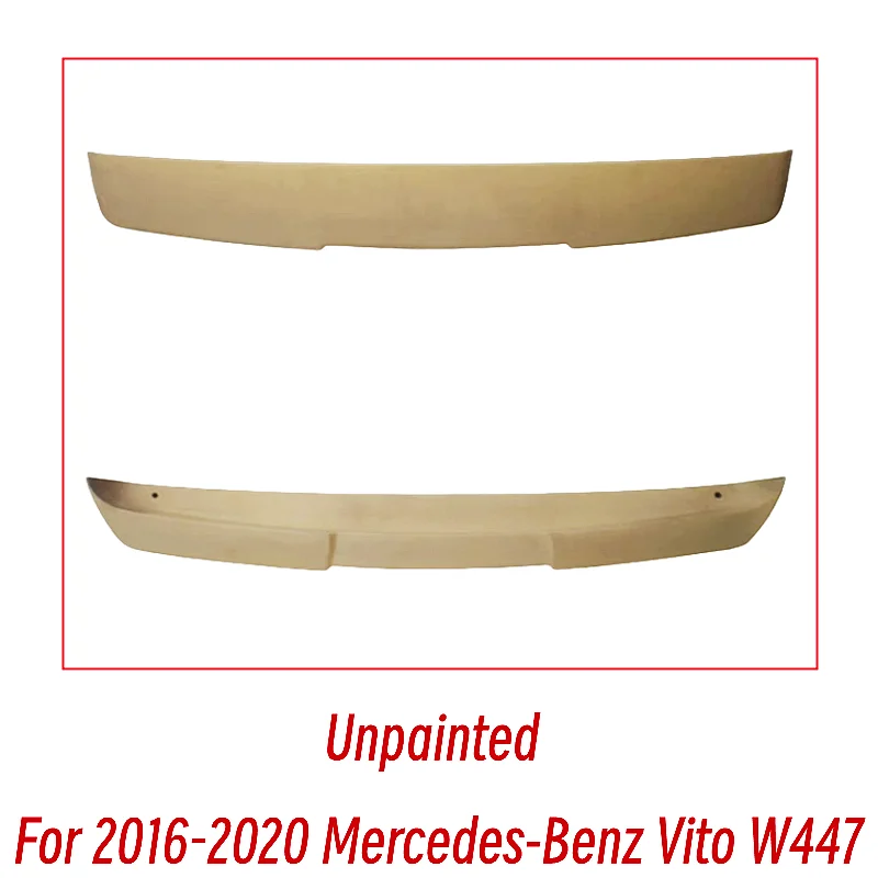 

Для Mercedes-Benz Vito W447 V250 V260 2016-2020 задняя крыша, спойлер крышки багажника, крылья автомобиля, черный карбон, внешние тюнинговые аксессуары