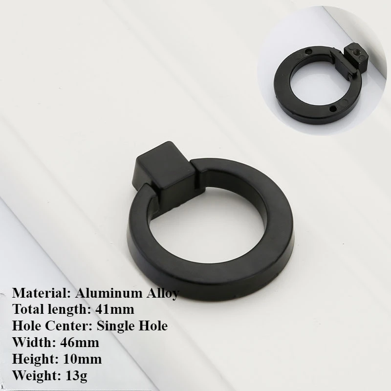 

MARUAT ручка для шкафа алюминиевая черная