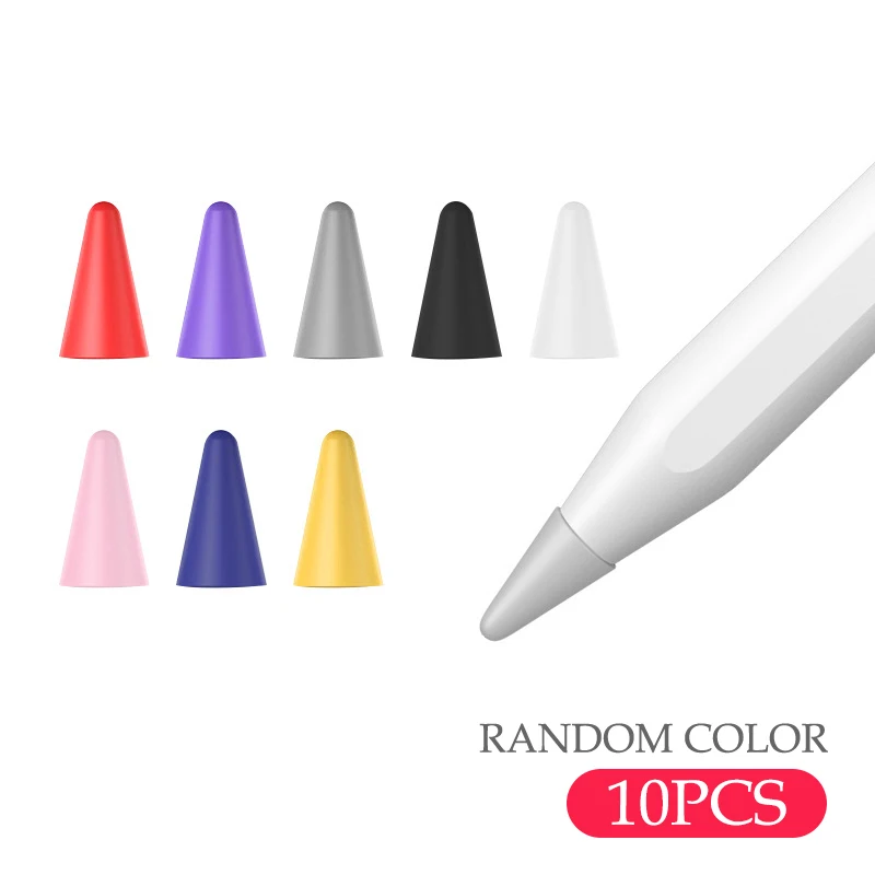 

Colorful Skin 8pcs Pen Nib Protective Cover For Pencil 1 2 Touch Screen Stylus For Apple Pencil Silicone Tip Case