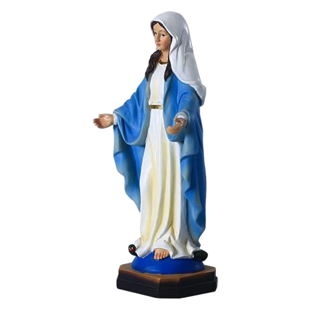 

Our Lady Ornament Desktop Adornment Catholicism Church Decoration Classic Virgin Mary Religious