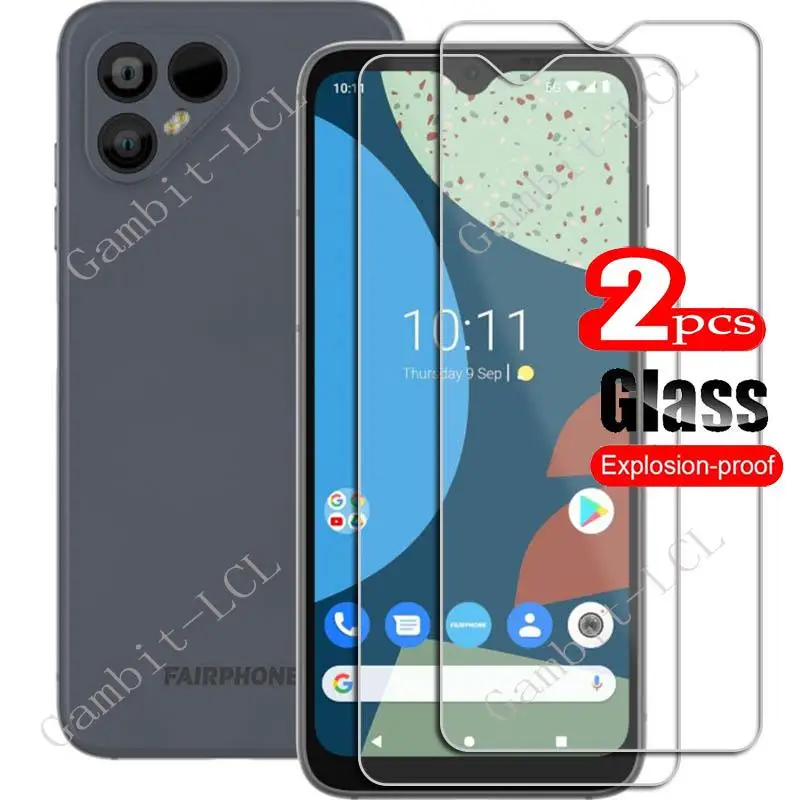 Закаленное защитное стекло для Fairphone 4 6,3 дюйма, 2 шт.