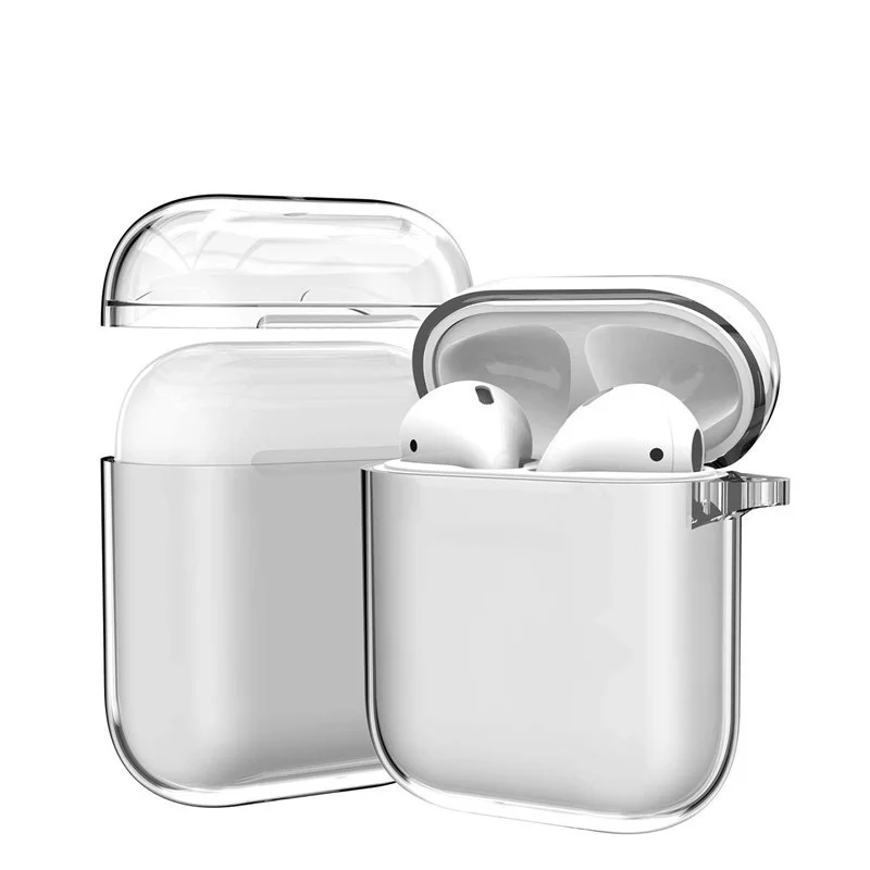 

Airpods Transparent Protective Cover Transparent TPU Earphone Case Suitable For Apple Airpods 1 2 3 Pro Earphone Accessories