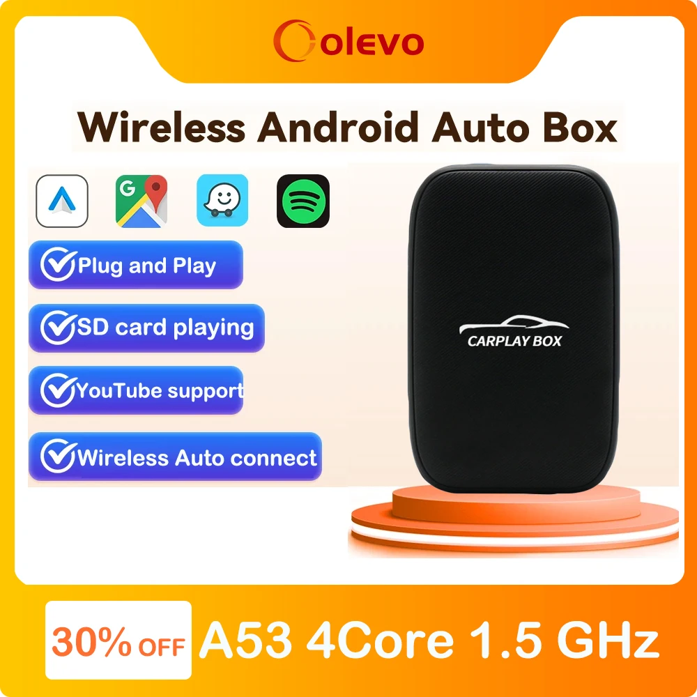 

Android автомобильный беспроводной адаптер CarPlay Smart Ai Box Youtube Netfix автоматическое подключение Plug And Play для проводного автомобиля Android