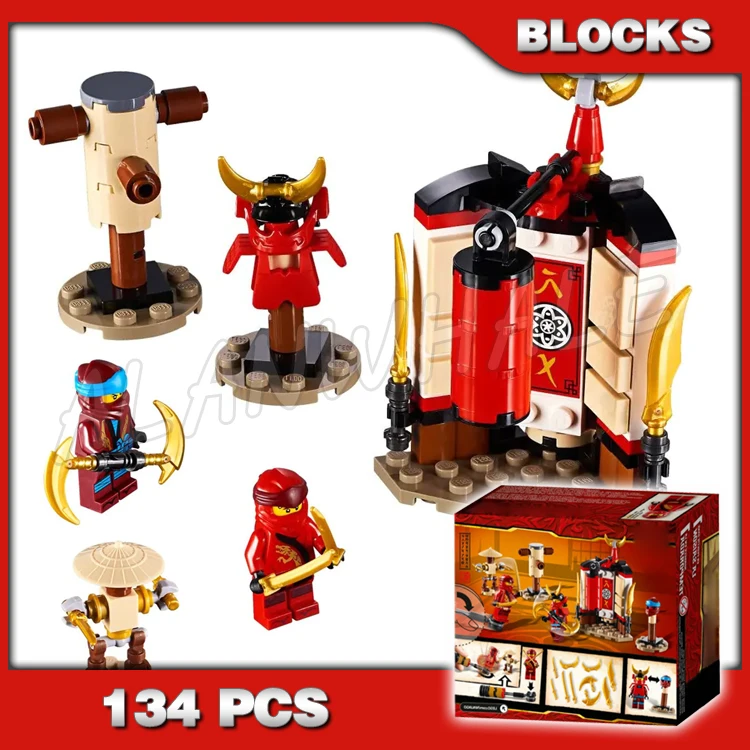 

134pcs Shinobi Legacy Monastery Training Station Punch Bag Dummy Platform 11158 Building Block Sets Compatible With Model