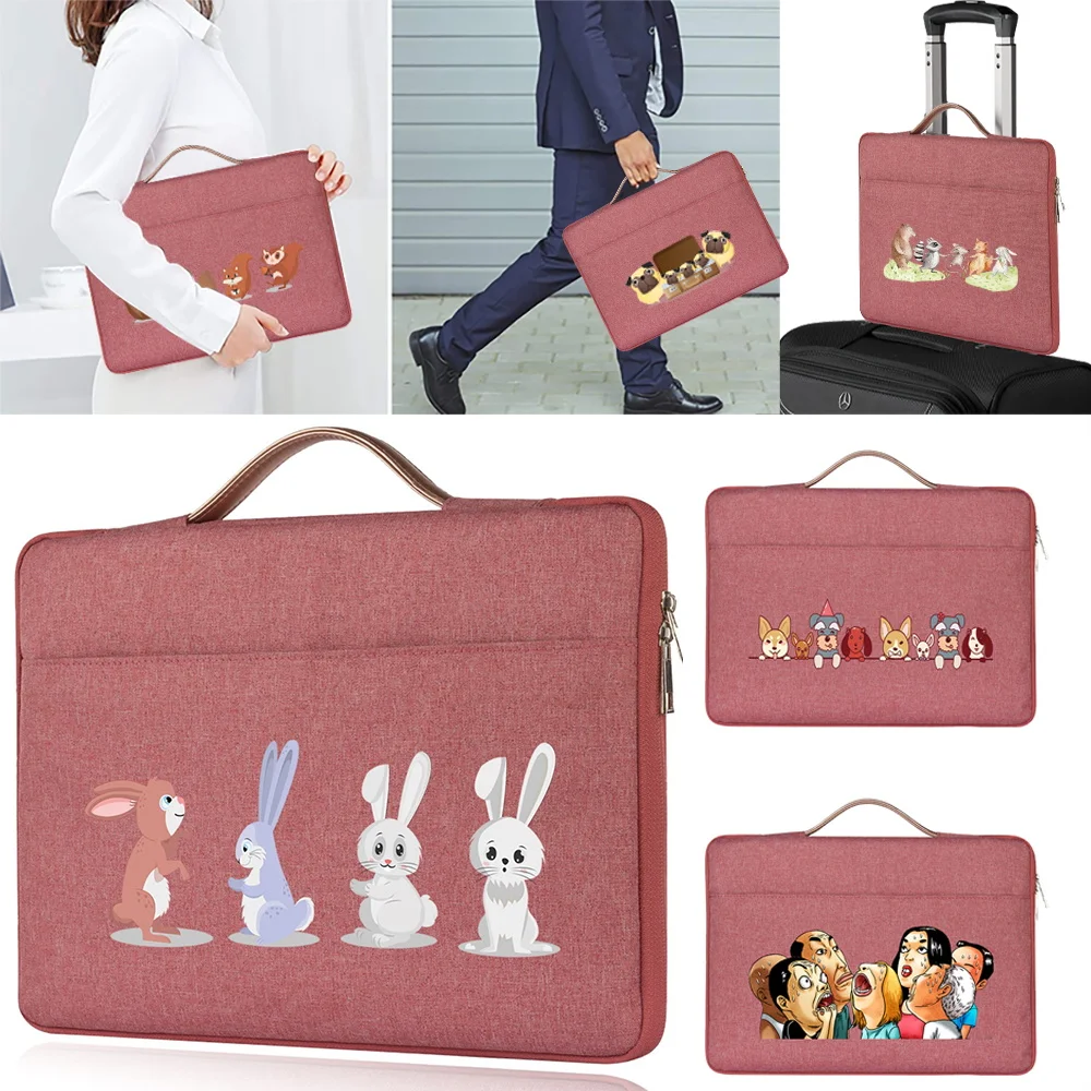 

Laptop Sleeve Case 11 12 13 14 15 Inch for DELL Notebook Bag Cartoon Pattern Print Carrying Bags Macbook Air Pro Shockproof Case