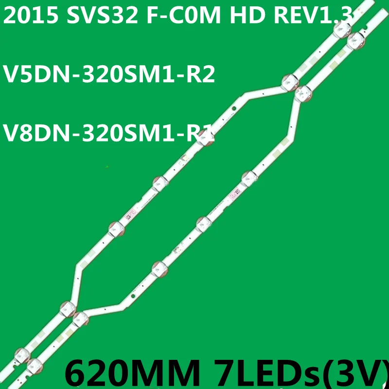 Светодиодная лента 20 шт Для Samsung UE32J5200, UE32J5000, UE32M5000, BN96-36236A 36235A, V8DN-320SM1-R1 2015, SVS32, FHD
