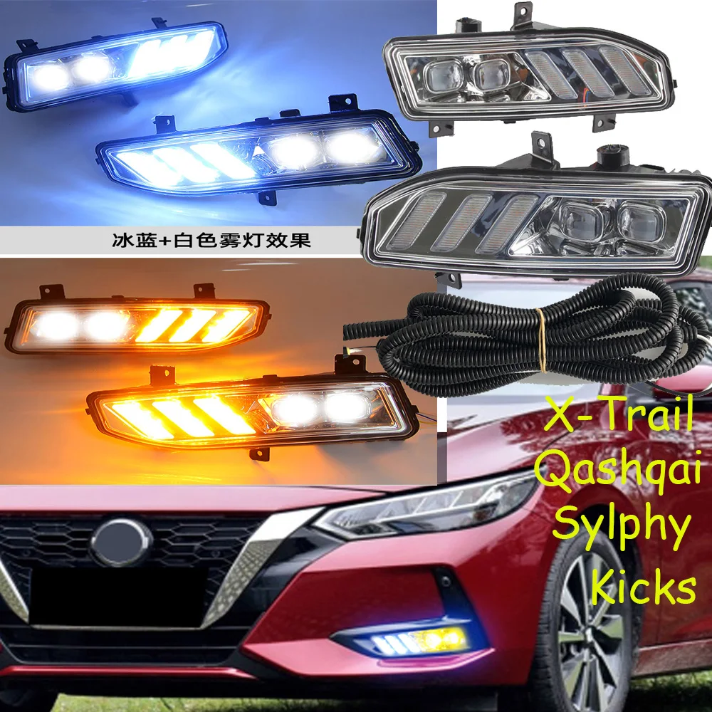 

Автомобильный бампер Sentra передсветильник Sylphy Qashqai дневсветильник ни Kicks 2016 ~ Y автомобильные аксессуары светодиодсветодиодный фары Rogue X-Trail противотумансветильник
