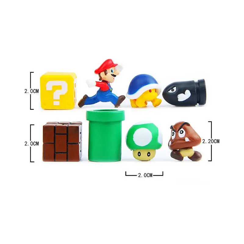 Магнит на холодильник Super Mario 3D из смолы, милый мультяшный набор для творчества: Туд, Луиджи, Пич, золотая монета. Декор для кухни и дома, подарок для детей. (art.: 3920dc511ed03) - 3920dc511ed03