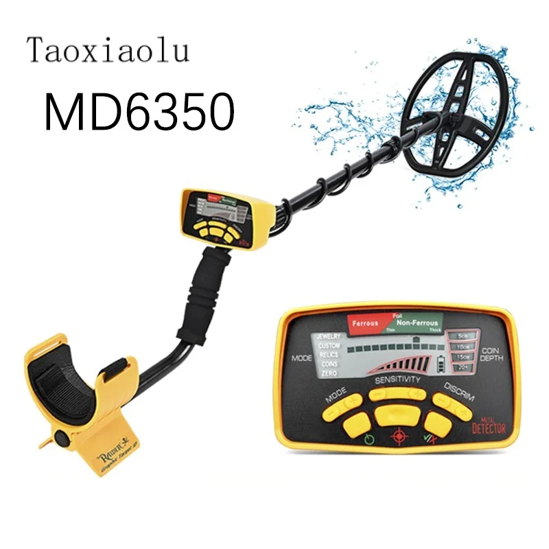 

MD-6350 Underground Metal Detector Gold Digger Treasure Hunter MD6350 Professional Detecting Equipment
