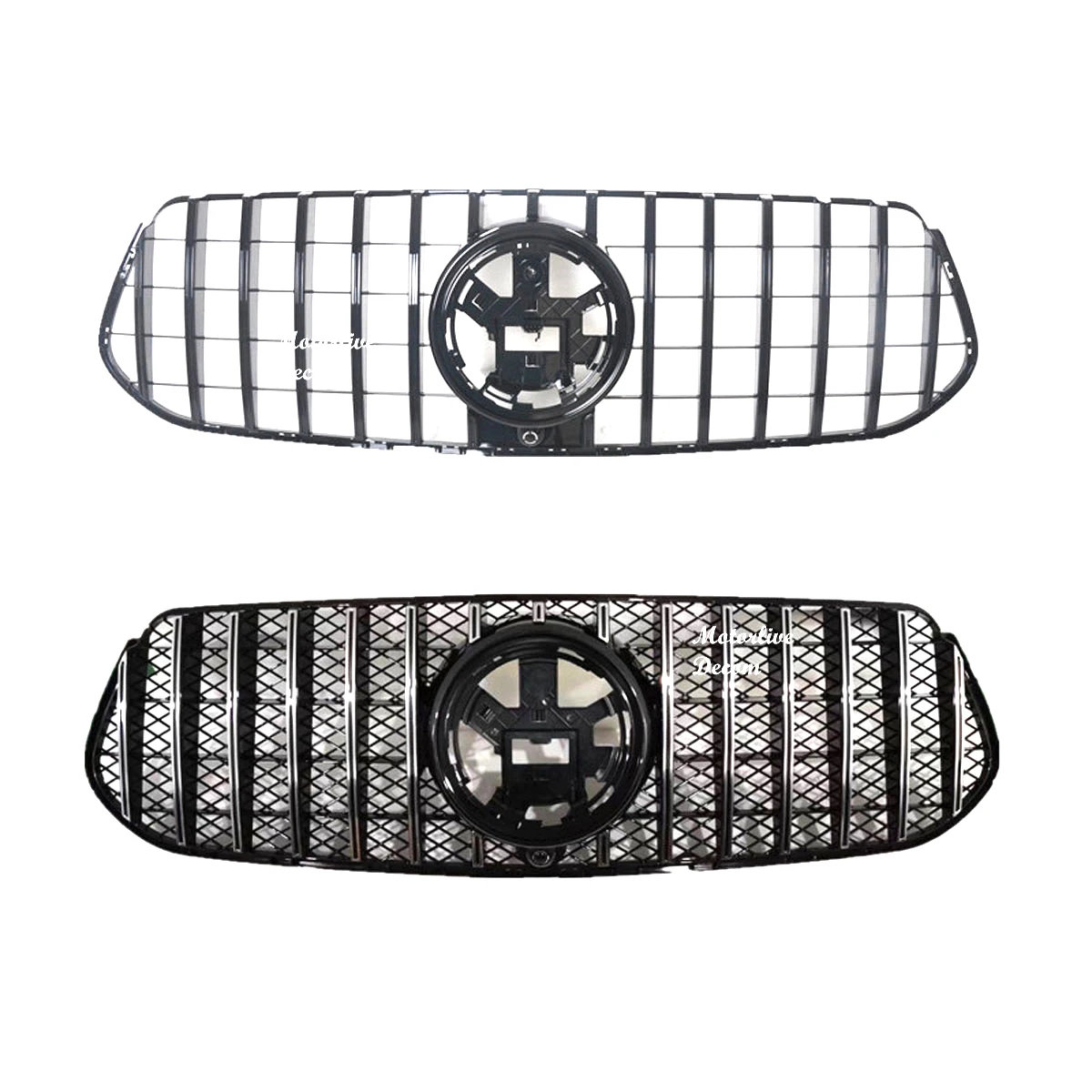 

1x Black Front Bumper Grille GT R for Mercedes Benz GLE SUV W167 2020 w/Camera