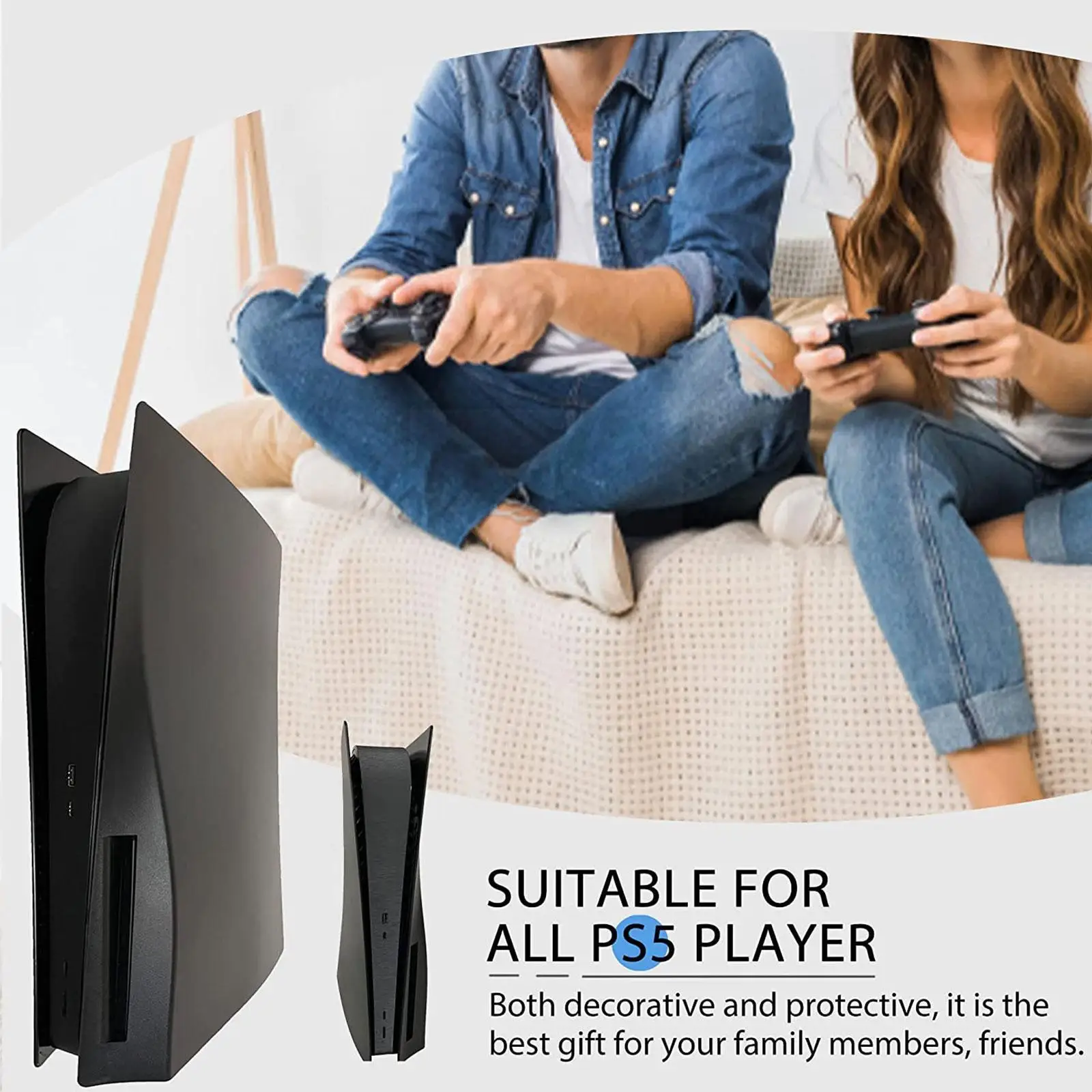 

For Ps5 Protective For Ps5 Digital Edition And Optical Drive Edition Replacement Panel Protective Plate Faceplates Cov V4g1