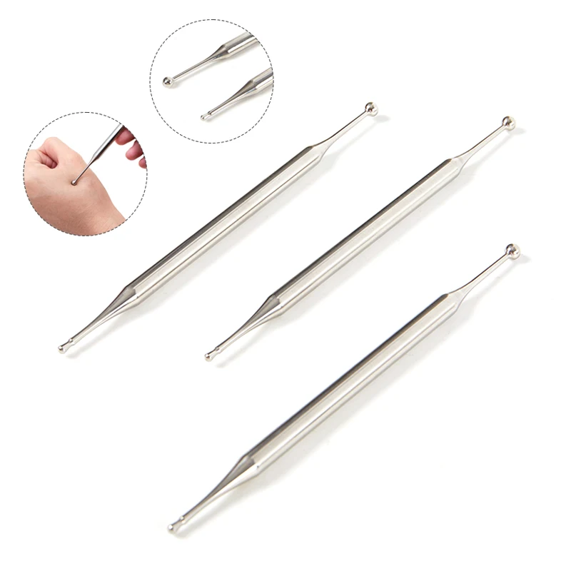 

Stainless Steel Manual Acupuncture Pen Trigger Point Massager Deep Tissue Massage Tool For Body Meridian Pain Relief Health Care