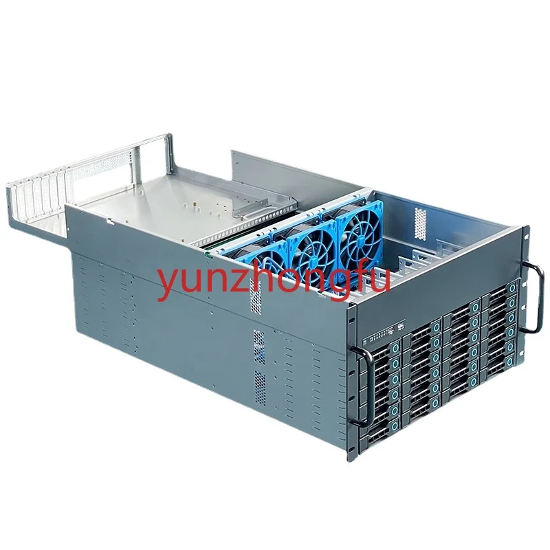 

6U 48 Bay Server Case Rackmount Hot Swap HDDs Bays SAS SATA 19"Inch Rack Storage Chassis with Expansion Backplane