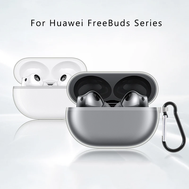 

Прозрачный мягкий силиконовый прозрачный чехол из ТПУ для Huawei FreeBuds Pro 2, помада 3 Lite, чехол FreeBudsPro, футляр для зарядки, сумки без водяных знаков