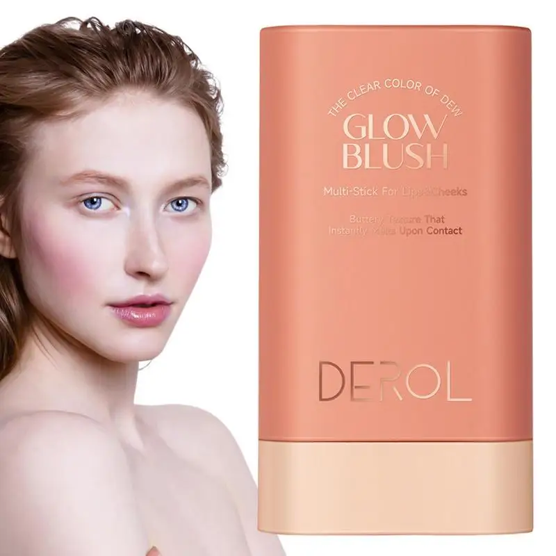 

Tinted Moisture Stick Cream Blushs Stick For Mature Skin Long Wearing Makeup Blushs Stick Cheek Tint Blushs Stick Make Up