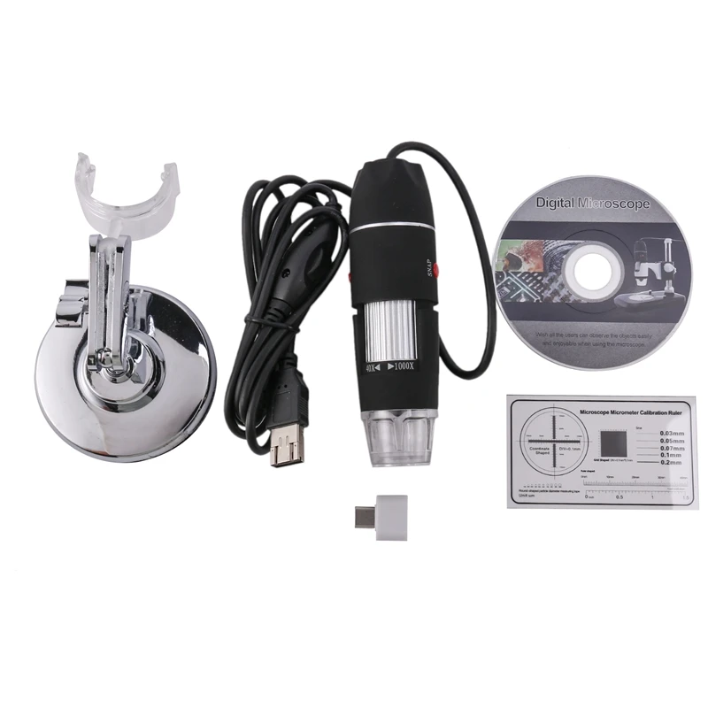 

USB цифровой микроскоп 40X-1000X, ручной микроскоп, камера для студентов, инженеров, биология, микробиологическое наблюдение