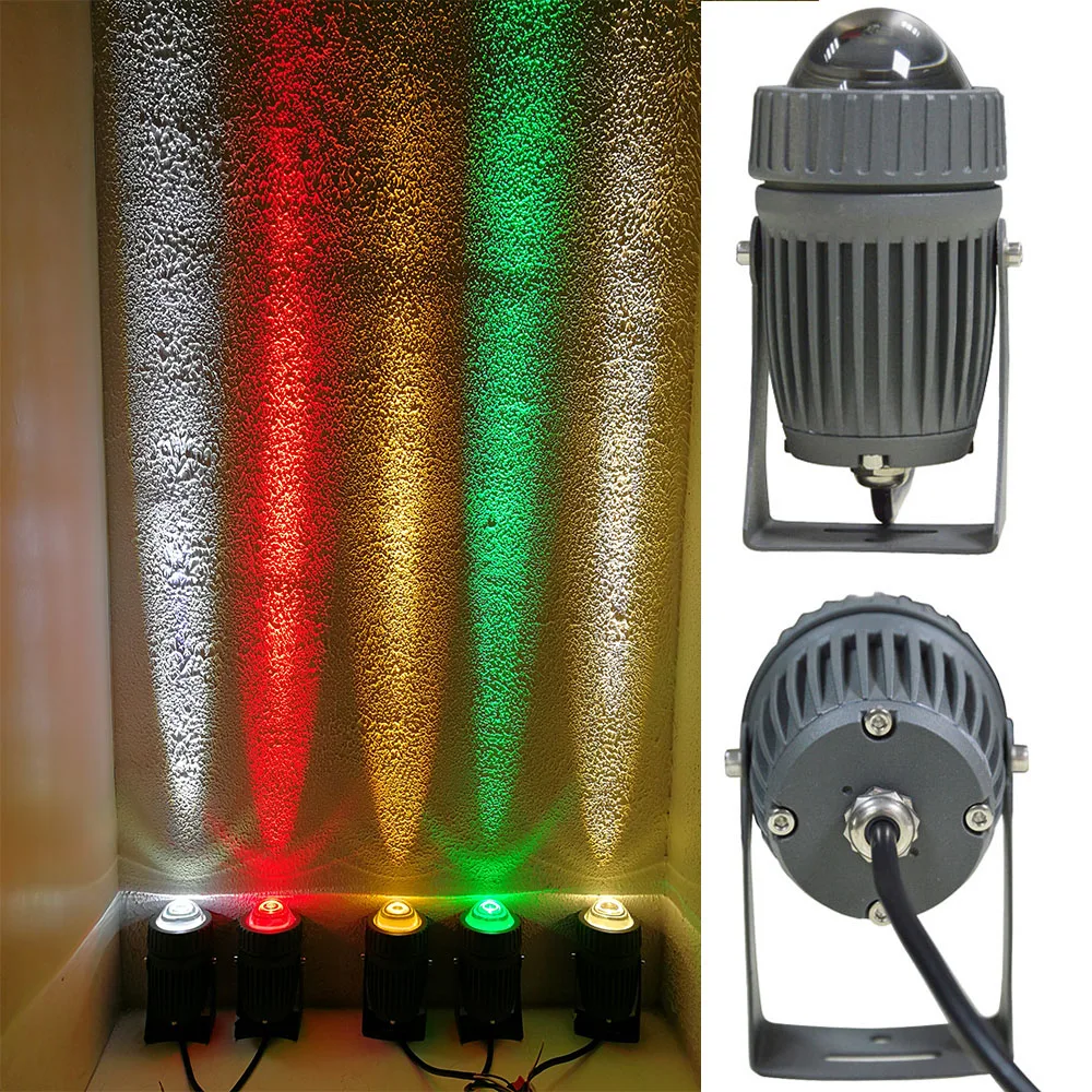 

Outdoor Led Spotlight 10W Led Flood Light Narrow Angle Spot Lighting Long Distance Laser for Outdoor Wall Decoration Lighting