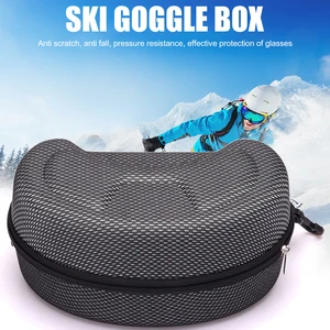 1PCS Travel Snowboard Ski Goggles Case Without Goggles Winter Outdoor Skiing Sport Glasses EVA Sungl in Pakistan