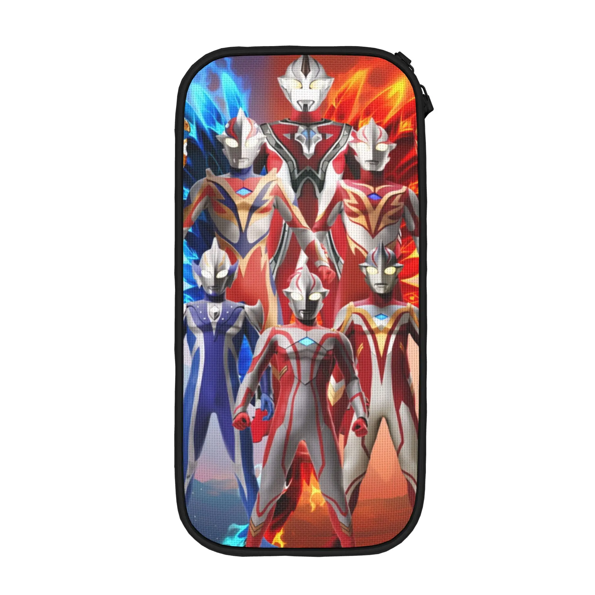 Фото Пеналы для карандашей Custom Kawaii Ultraman в стиле японских комиксов для девочек и мальчиков, большая вместимость, канцелярские товары №2