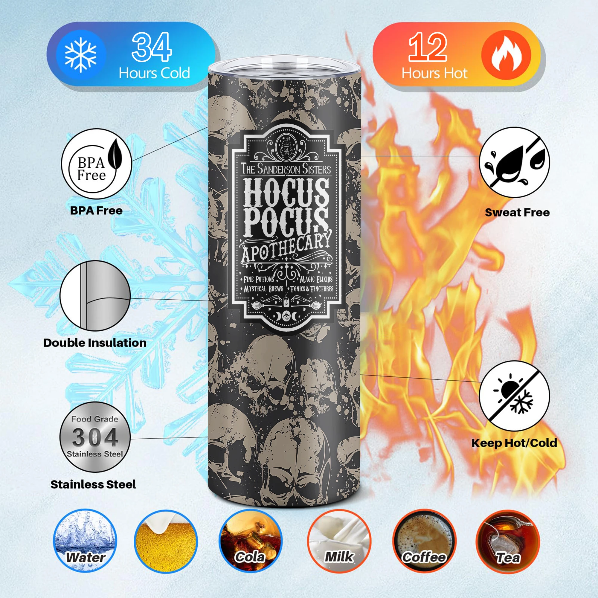 20-уличная Бутылка Для Воды Из Нержавеющей Стали